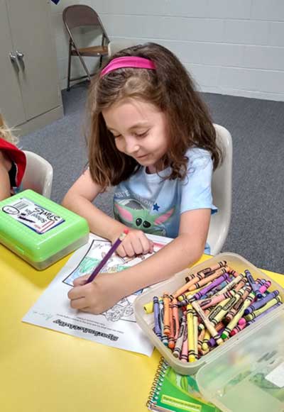 Child coloring